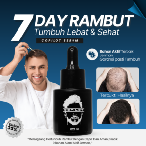 Penumbuh Brewok, Rambut, & Jambang - Copilot Hair Booster serum - Original BPOM